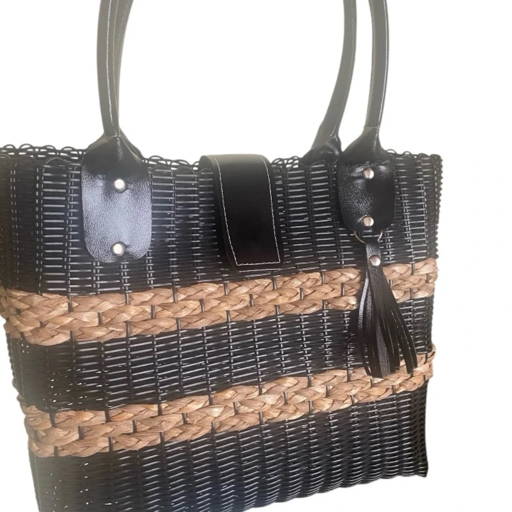 Handmade Woven Tote Basket